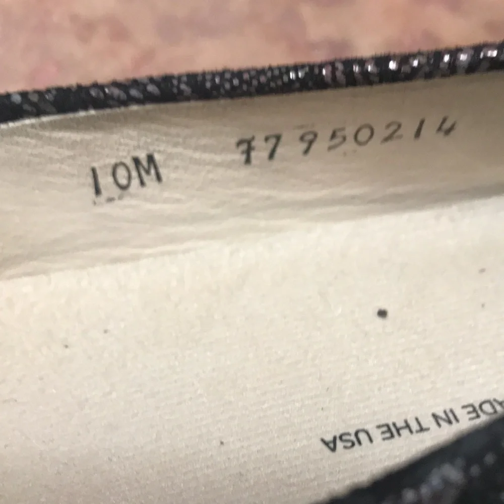 Beautiful stamped leather SAS flat size 10M - Picture 8 of 8